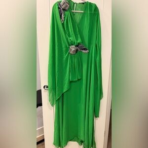 Elegant Green Women's Dress